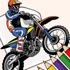 Download Motorcycle Coloring Book for PC